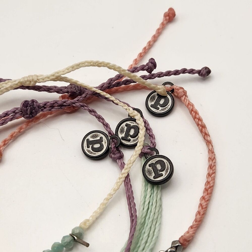 Pura Vida January 2020 Subscription 4 Bracelets Dawn Set Amazonite Stones M - Picture 7 of 8